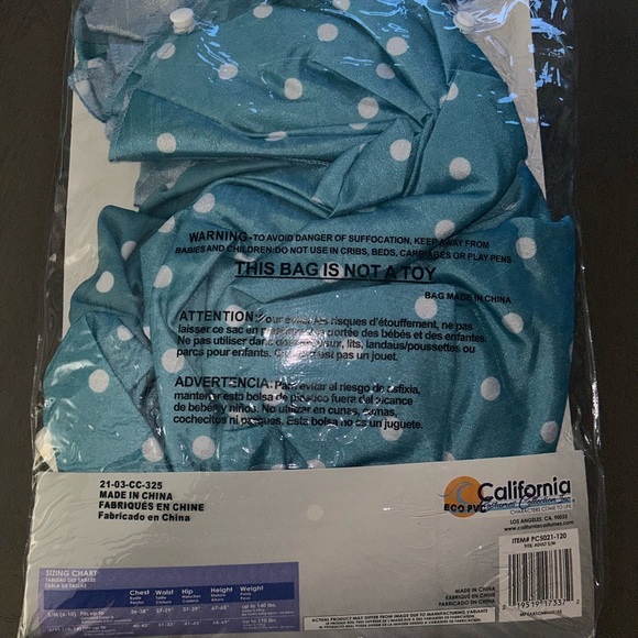 NWT 50's Happy Homemaker Dress Costume - Blue size small/medium - Picture 3 of 3